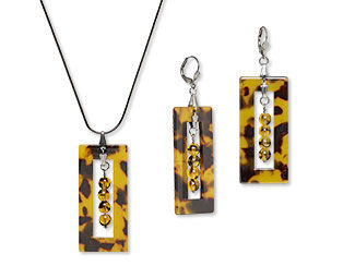 Single-Strand Necklace and Earring Set