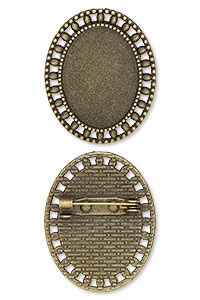 Glue-in Brooch
