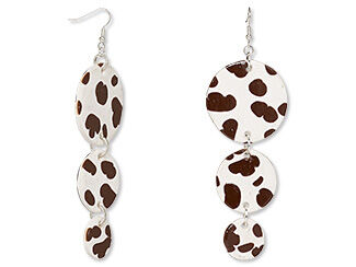Cow-Print Earrings