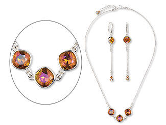 Single-Strand Necklace and Earring Set