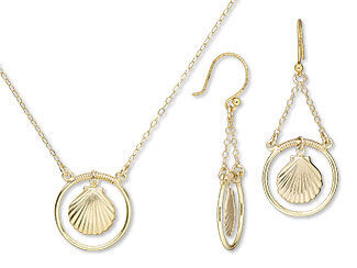 Single-Strand Necklace and Earring Set
