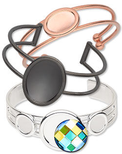 Cuff bracelet settings