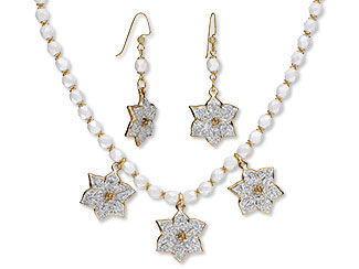 Single-Strand Necklace and Earring Set