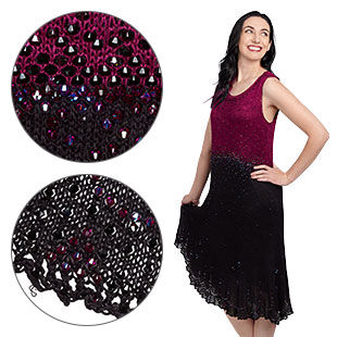Knitted Party Swing Dress