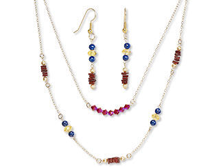 Two-Piece Necklace and Earring Set