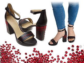 Glitz and Glamour with Embellished Sandals, Heels and Sneakers
