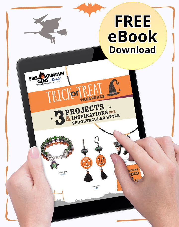 An image of an ipad showing a halloween ebook