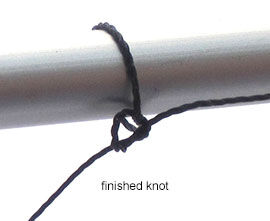 Step 5 - Finished knot