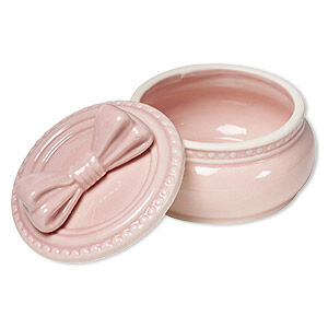 Pink trinket box