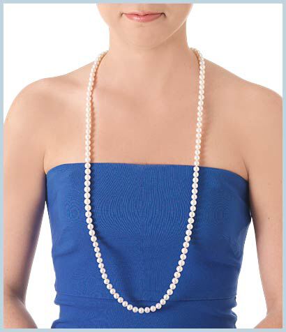 Opera-length necklace example