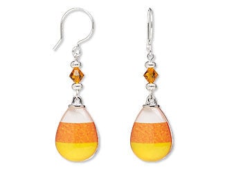 Candy Corn Earrings