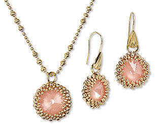 Single-Strand Necklace and Earring Set