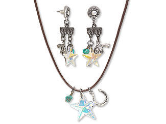 Single-Strand Necklace and Earring Set