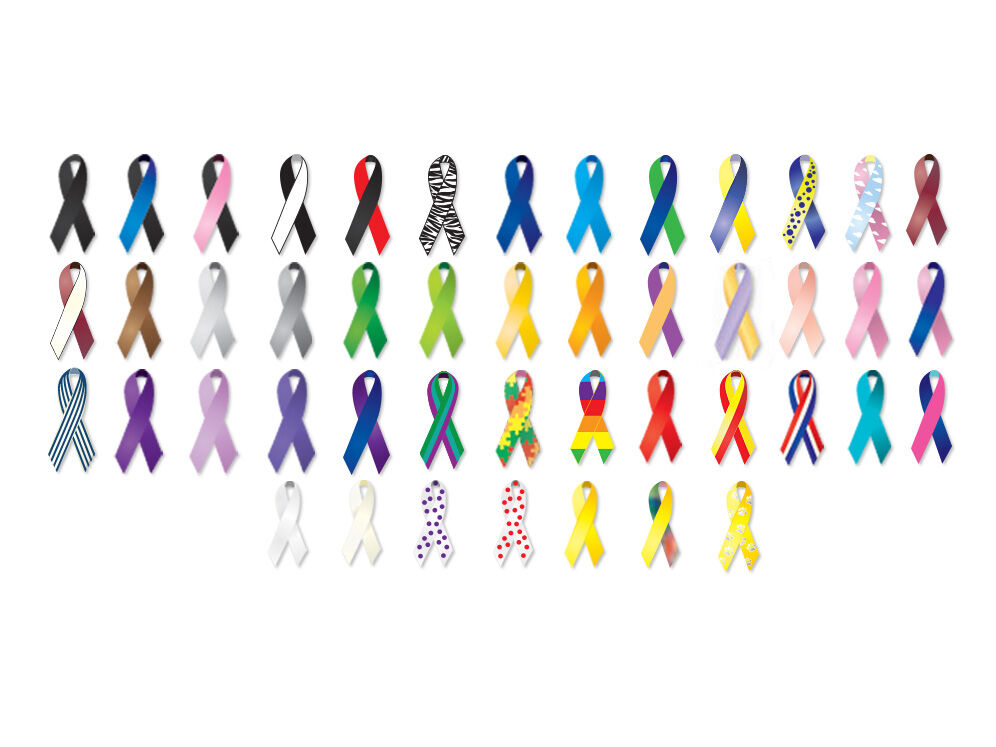 Various awareness ribbons