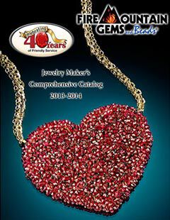Necklace and Earring Set by Esther Pollock featured on the cover of The Jewelry Maker's Comprehensive Catalog 2013-14