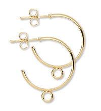 Hoop earstud