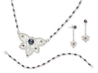 Convertible Necklace, Bracelet and Earring Set