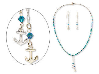 Single-Strand Necklace and Earring Set