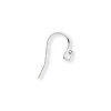 White gold ear wire