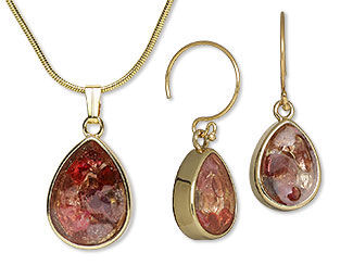 Single-Strand Necklace and Earring Set