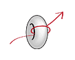 Single bead with thread diagram