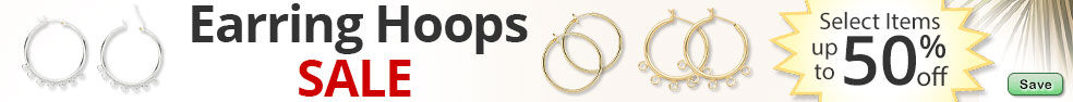Save on our Earring Hoops Sale with discounts up to 50% off on selected items.