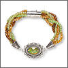 Bracelet with cone cord-ends