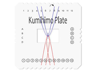 How to Use the Kumihimo Plate to Create Flat Braids