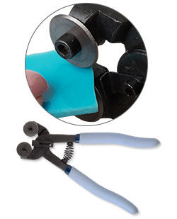 Glass cutting pliers