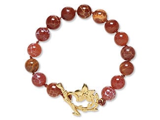 Knotted Gemstone Bracelet