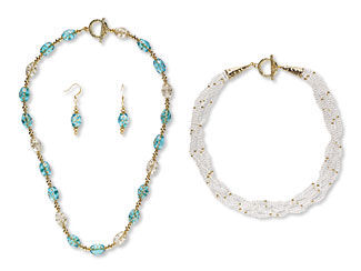 Two-Piece Convertible Necklace and Earring Set