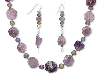 Single-Strand Necklace and Earring Set