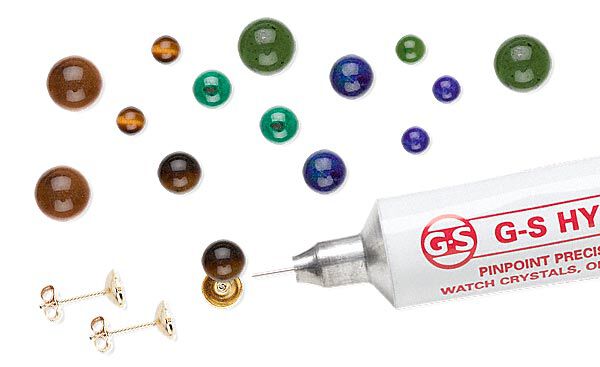Glue and beads