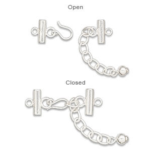 Open and closed adjustable clasps