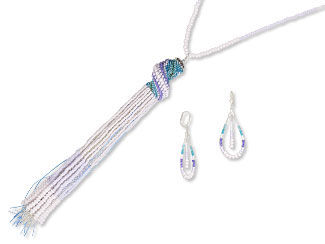 Single-Strand Necklace and Earring Set