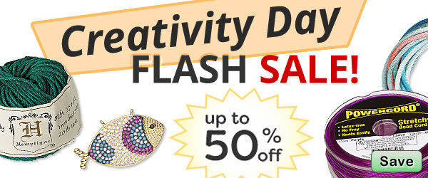 Save on our Creativity Day Flash Sale with discounts up to 50% off.
