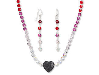 Single-Strand Necklace and Earring Set