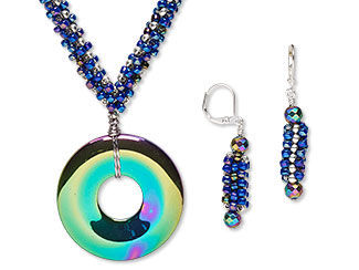 Single-Strand Necklace and Earring Set