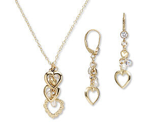 Single-Strand Necklace and Earring Set