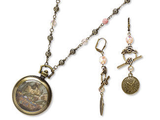 Single-Strand Necklace and Earring Set