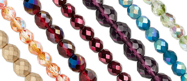 Assorted Czech Glass beads