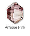 Antique Pink Crystal Bead