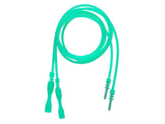 Blue-green silicone necklace cord