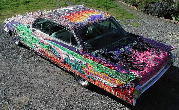 beaded cadillac