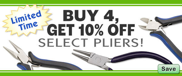 Limited Time. Enjoy our Buy 4, Get 10% off select pliers.