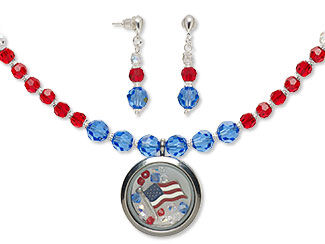 Single-Strand Necklace and Earring Set