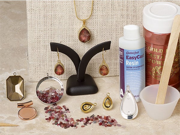 Assorted resin products