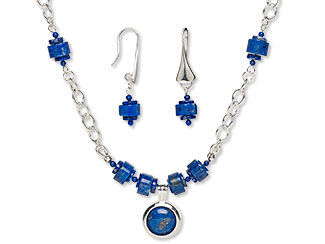 Single-Strand Necklace and Earring Set