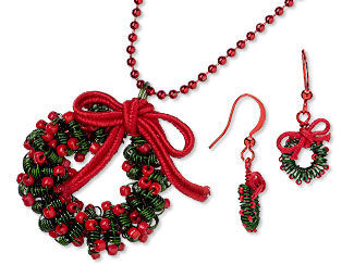 Single-Strand Necklace and Earring Set