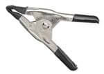 Bonding clip with rubber-coated tips
